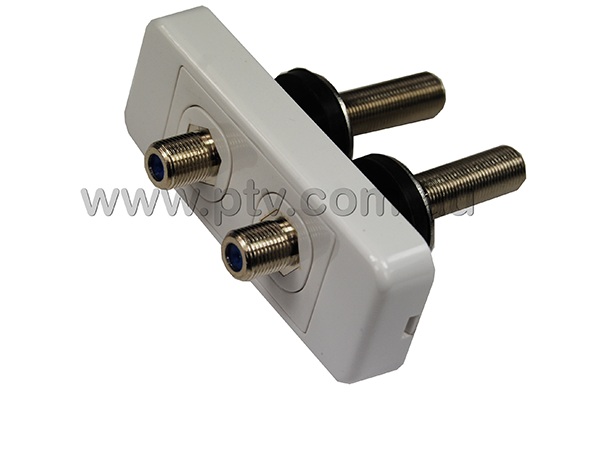 Through the Wall Caravan TV Wall Plate Dual F